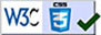 CSS 3 validation logo